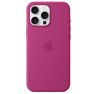Apple Silicone MagSafe Hoesje iPhone 16 Pro Max Fuchsia sticky