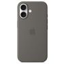 Apple Silicone MagSafe Hoesje iPhone 16 Stone Gray sticky