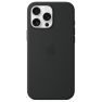 Apple Silicone MagSafe Hoesje iPhone 16 Pro Max Zwart sticky