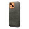 Casecentive Leren Back case iPhone 14 zwart sticky