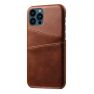Casecentive Leren Wallet Back case iPhone 14 bruin sticky