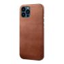Casecentive Leren Back case iPhone 14 bruin sticky