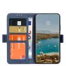 Casecentive Magnetische Leren Wallet case iPhone 12 Mini blauw sticky