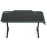Fourze D1400 gaming desk groen / zwart sticky