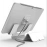 Maclocks tablet beveiligingsstandaard met 1,8 meter kabel wit sticky