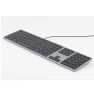 Matias Bedraad RGB Toetsenbord AZERTY MacBook space grey sticky