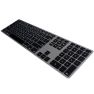 Matias Draadloos Toetsenbord US QWERTY voor MacBook space grey sticky