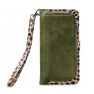 Mobilize 2in1 Gelly Wallet Zipper Case iPhone 11 Pro Max olijfgroen / leopard sticky