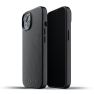 Mujjo Leather Case iPhone 13 Mini zwart sticky