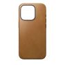 Nomad Modern Leather Case Magsafe iPhone 15 tan sticky