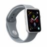 SBS Silicone Bandje Apple Watch medium / large 38 / 40mm grijs sticky