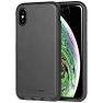 Tech21 Evo Luxe for iPhone XS Black leather sticky