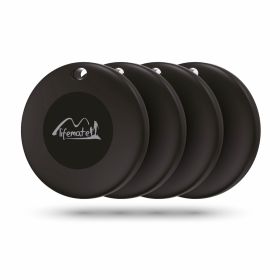 Lifemate Life Tag Duo - werkt met iOS Find My of Android  Find My device - Itemfinder Airtag alternatief - 4-Pack