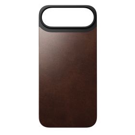 Nomad Magnetic Leather Case iPhone Air Rustic Brown Horween
