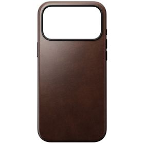 Nomad Modern Leather Case iPhone 17 Pro Max Bruin