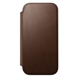 Nomad Modern Leather Folio iPhone 17 bruin