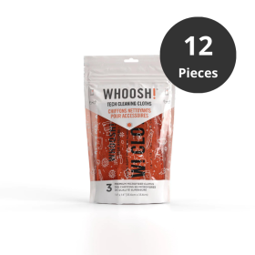 WHOOSH! 3xl Tech Cleaning Cloth master case 12 pieces