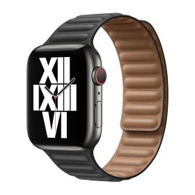 Apple Leather Link Apple Watch S/M 38mm / 40mm / 41mm / 42mm Black