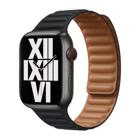 Apple Leather Link Apple Watch M/L 42mm / 44mm / 45mm Midnight
