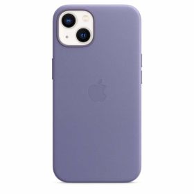 Apple Leather MagSafe Case iPhone 13 Wisteria