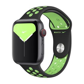 Apple Nike Sport Band Apple Watch 44mm / 45mm / 46mm / 49mm Black / Lime Blast