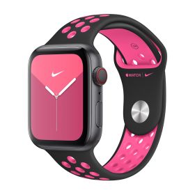 Apple Nike Sport Band Apple Watch 44mm / 45mm / 46mm / 49mm Black / Pink Blast