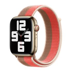 Apple Sport Loop Apple Watch 44mm / 45mm / 46mm / 49mm Pink Pomelo / Tan