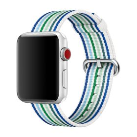 Apple Woven Nylon Apple Watch 44mm / 45mm / 46mm / 49mm Blue Stripe