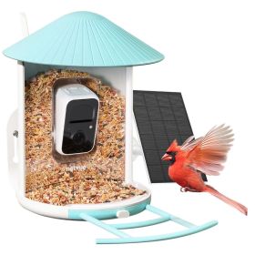 Birdfy Feeder Pro Slim Vogelhuisje met Camera Op Zonne-energie en AI-Vogelherkenning - Camera in nestkast