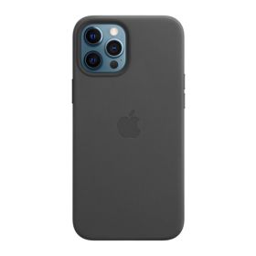 Apple Leather MagSafe Case iPhone 12 Pro Max Black