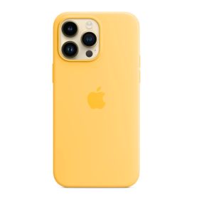 Apple Silicone MagSafe Case iPhone 14 Pro Max Sunglow