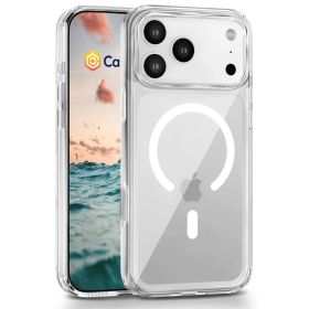 Casecentive Siliconen MagSafe hoesje iPhone 18 Pro Tansparant