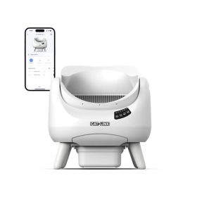 CATLINK Open X - Open Top Automatische Kattenbak Wit