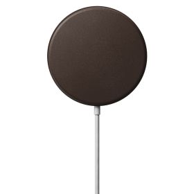 Nomad Leren Cover voor MagSafe-oplader Rustiek Bruin