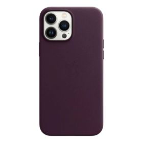 Apple Leather MagSafe Case iPhone 13 Pro Max Dark Cherry