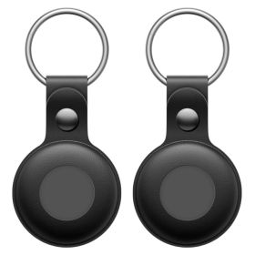 Lifemate Life Tag Leren Hoesje 2-Pack zwart
