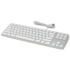 Matias Bedraad Toetsenbord QWERTY zonder Numpad zilver