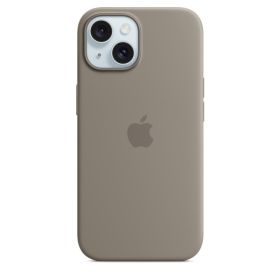 Apple Silicone MagSafe Case iPhone 15 Clay