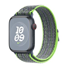 Apple Nike Sport Loop Apple Watch 44mm / 45mm / 46mm / 49mm Bright Green / Blue