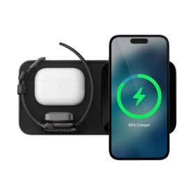Nomad Base One Max 3-in-1 met MagSafe Carbide