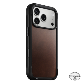 Nomad Rugged Leren Hoesje Horween iPhone 18 Pro Rustic Brown