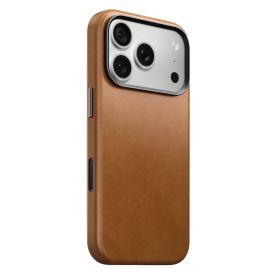 Nomad Traditional Camino Leather Case iPhone 18 Pro English Tan