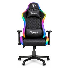 Ranqer Halo gamestoel RGB / LED licht zwart