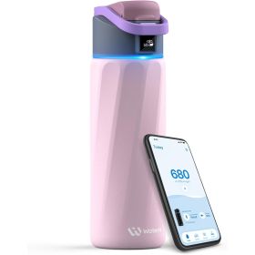 WaterH Boost slimme waterfles 710 ml roze