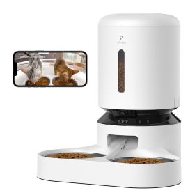 Petlibro Granary Dual Voederbak met Monitoring Camera 5L wit