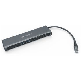 ADAM elements CASA Hub A03 USB-C 3.1 5 port Display grijs