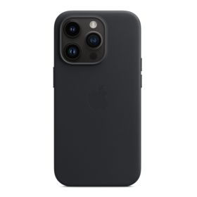Apple Leather MagSafe Case iPhone 14 Pro Midnight