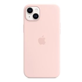 Apple Silicone MagSafe Case iPhone 14 Plus Chalk Pink
