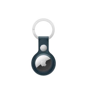 Apple Leren AirTag Sleutelhanger baltisch blauw