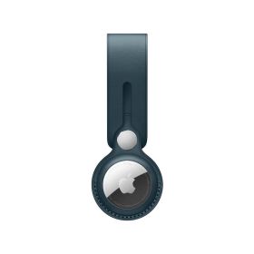 Apple AirTag leren hanger baltisch blauw